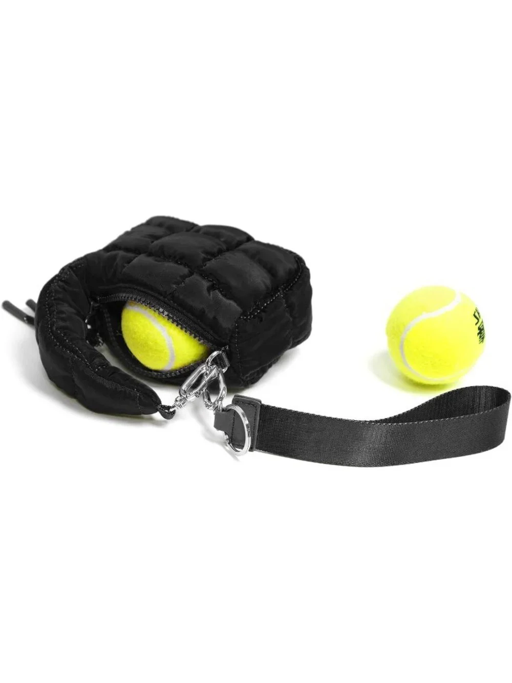 Women's 01 Black Zipper Mini Quilted Tote Wristlet Wristlet Cute Crossbody Bag